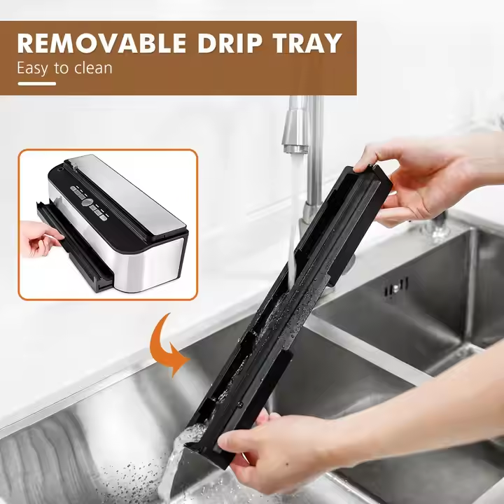 Car compartment detachable drip high suction food sealer vacuum