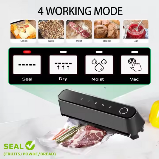 Universal Serial Bus Powered Household Kitchen Electric Vacuum Sealer Dry & Wet Outer Seal Only Food Cans Car Fresher Machine