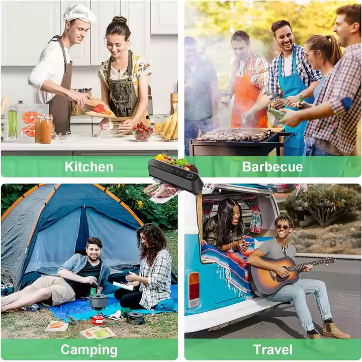 Universal Serial Bus Powered Household Kitchen Electric Vacuum Sealer Dry & Wet Outer Seal Only Food Cans Car Fresher Machine