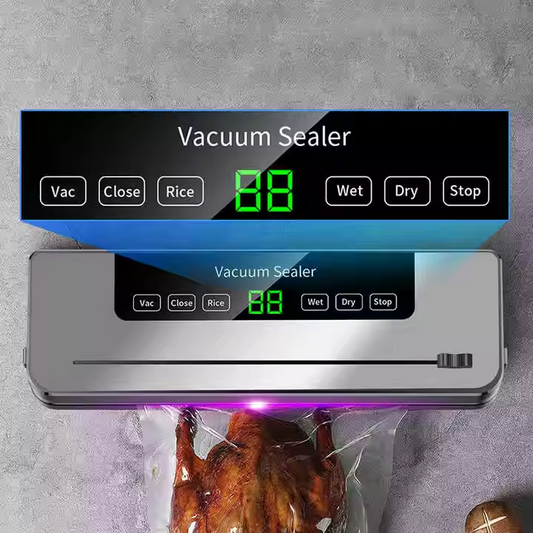 Electric Vacuum Sealing Machine Dry/Wet Food Packaging Vacuum Sealing Bag Kitchen Food Storage Vacuum Packaging Machine