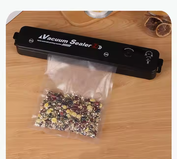 Custom Logo Manufacturing Automatic Food Vacuum Sealer Home Portable Packaging Electric Vacuum Food Sealer 10 Bags